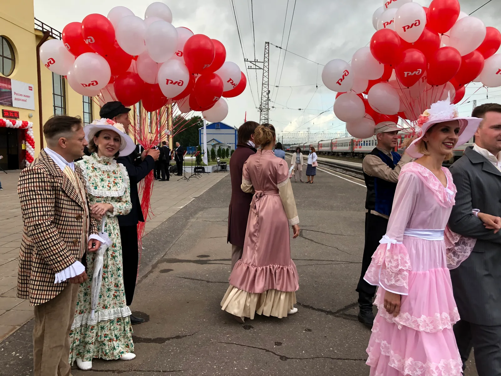 На перроне в Костроме